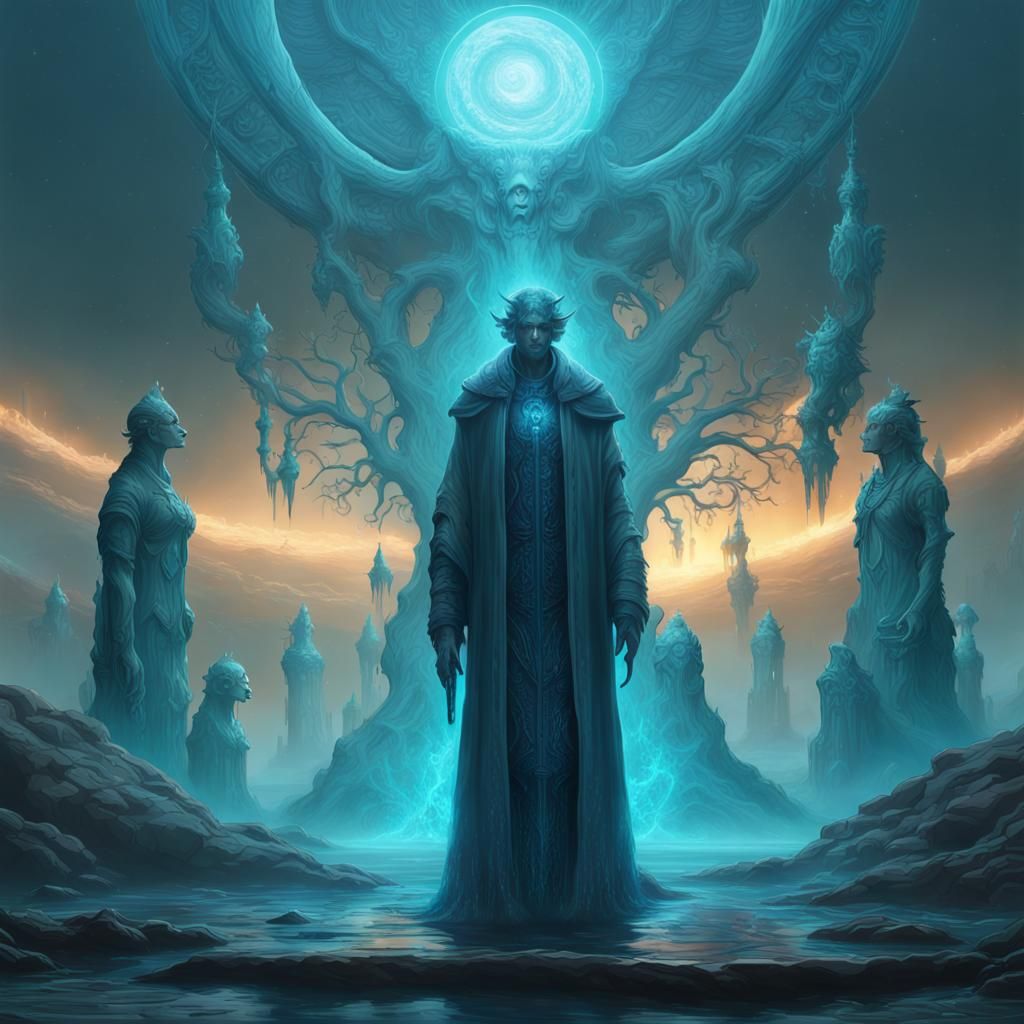 Blue Ancestral Spirits in a Hazy Universe