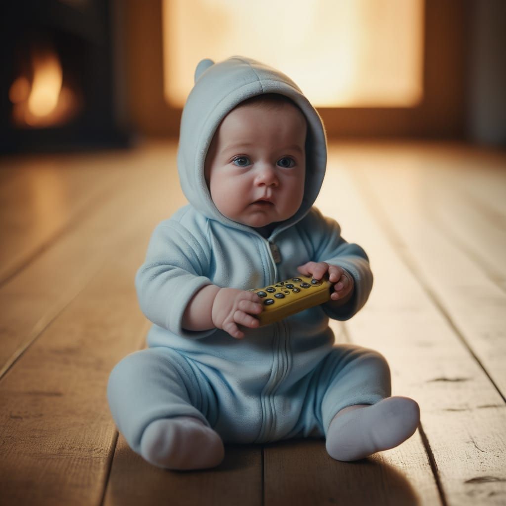 Enchanting Retro Moment Captured in Filmic Still