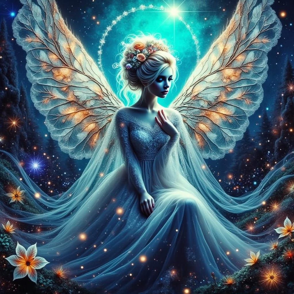 Glowing Aflibajibit in Iridescent Forest