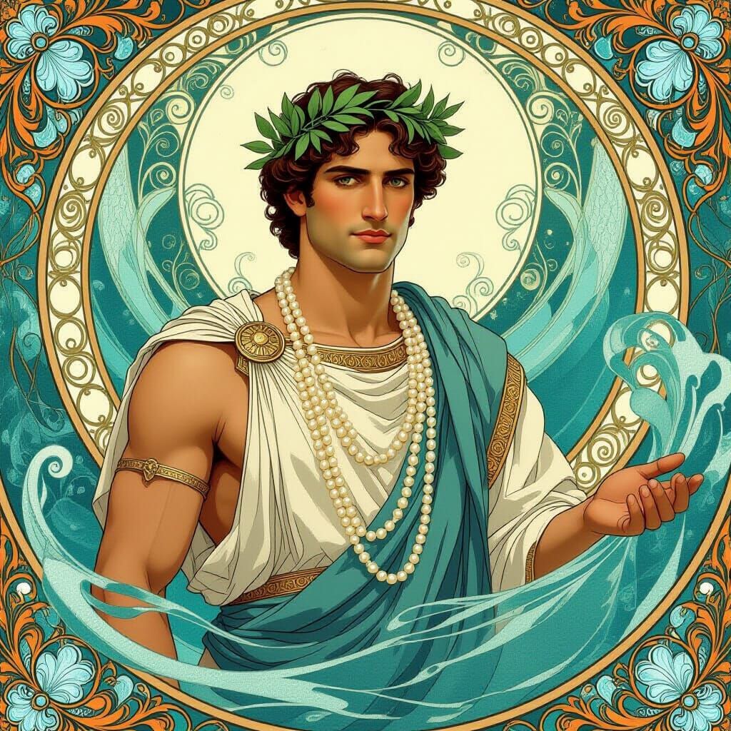 Hydros is the Greek God of fresh water.