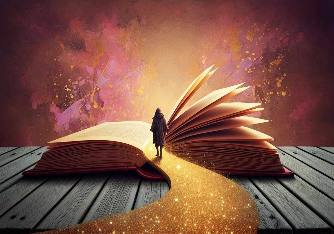 A Mystic's Journey Through Ancient Tomes