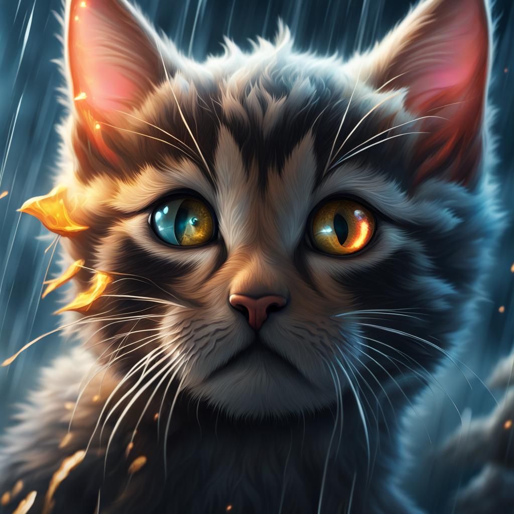 Kitten in the Eye of a Storm