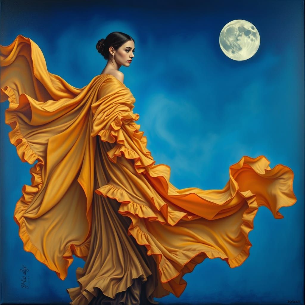 Under the lunar wind