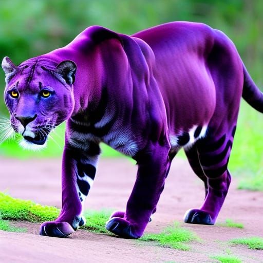 Purple Panther on the Prowl in 16k