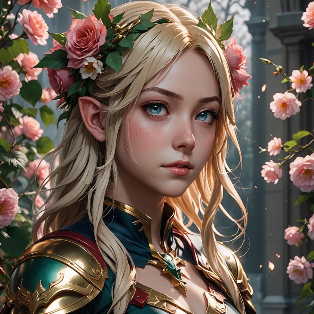 Eri as Adult Elf Portrait in A Court of Thorns