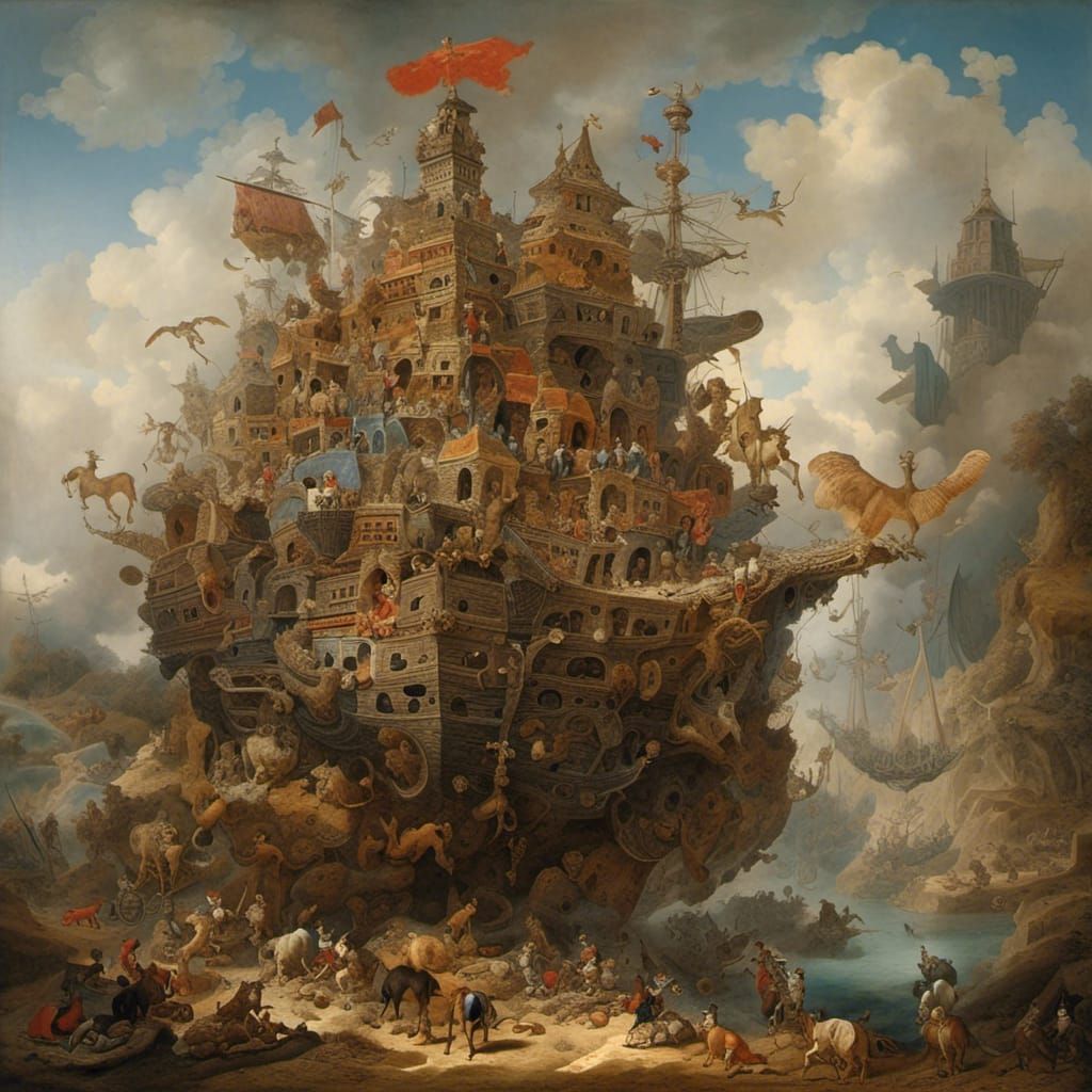 Earthen Minotaur in Hyperreal Forest Dream