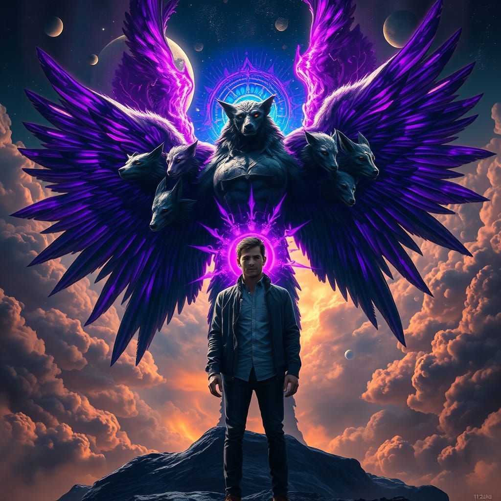 Majestic Archangel Zarael, a Being of Compassion and Wisdom