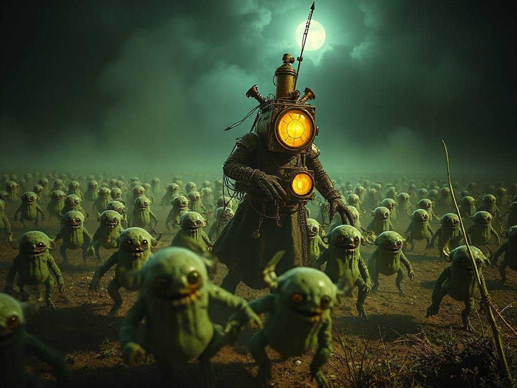 Bizarre SteamHovel Funerary Chic