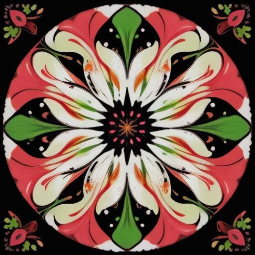 Calla Lilies in Surreal Multicolored Illustration