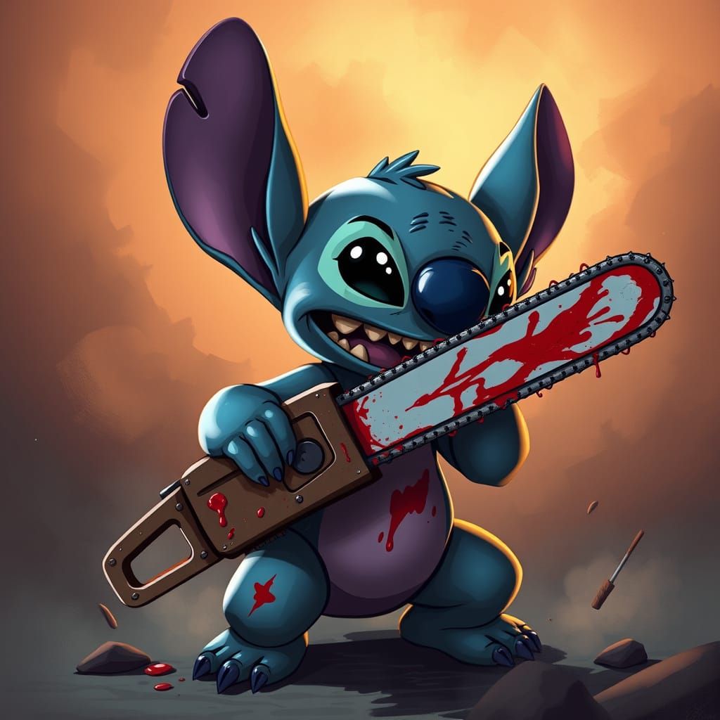 Stitch with Chainsaw