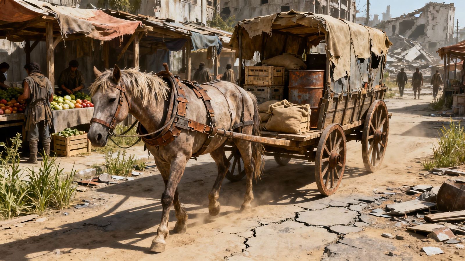 Dystopian Future: Humans Revert to Simple Living