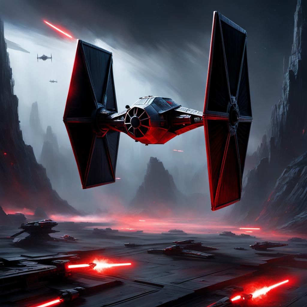TIE Fighter in Epic Star Wars Battle