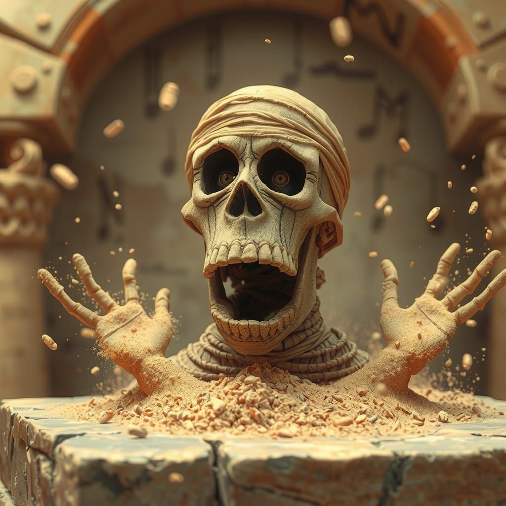 The mummy is delighted V