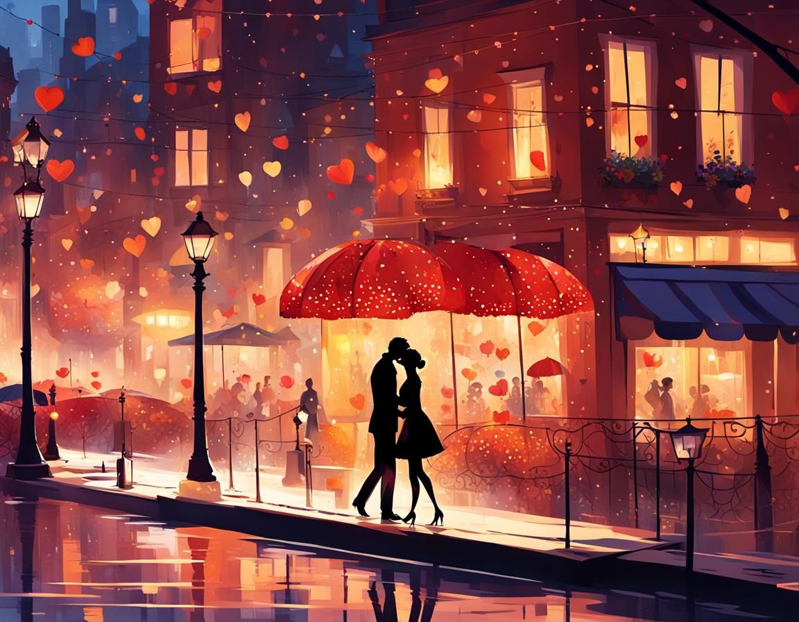 Heartfelt Illustration: The Joy of Falling in Love