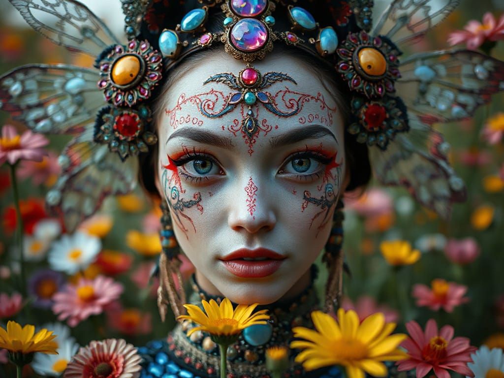 Opal Woman: A Kaleidoscopic Abyss Metamorphosis