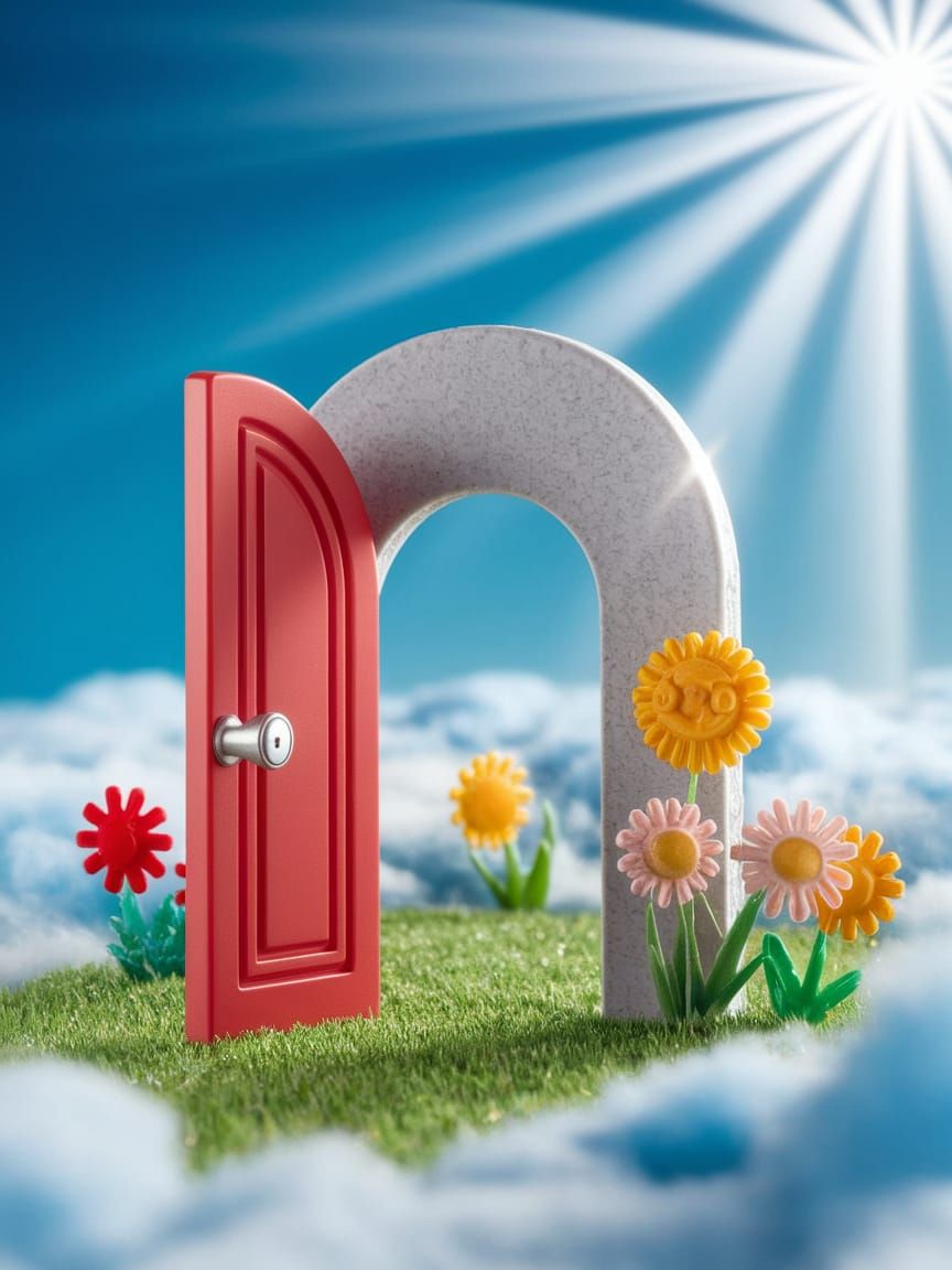 Invisible Grave: Toy Door in Divine Light