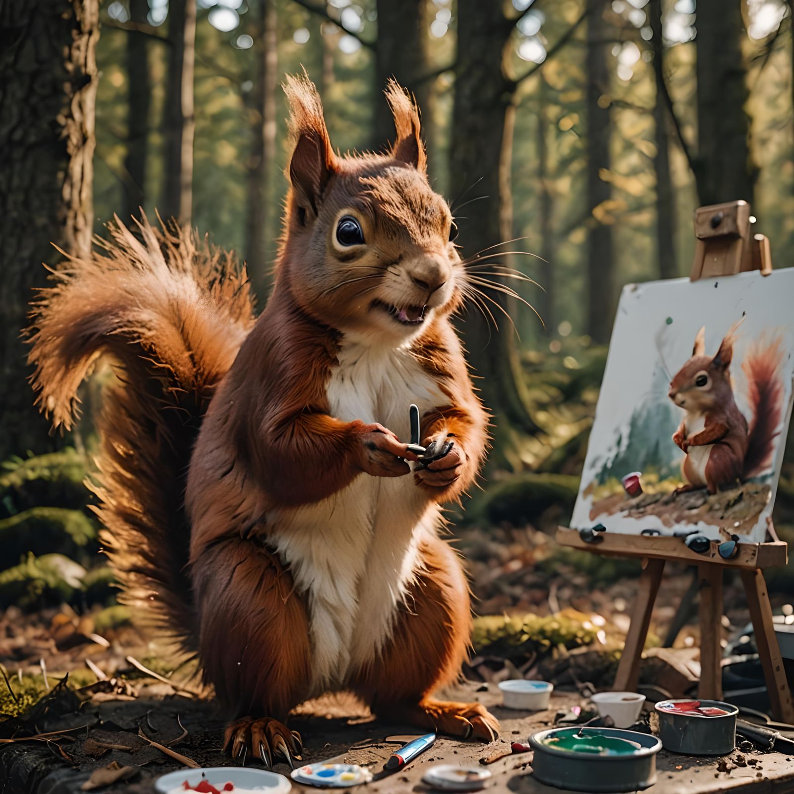 Squirrel Artist