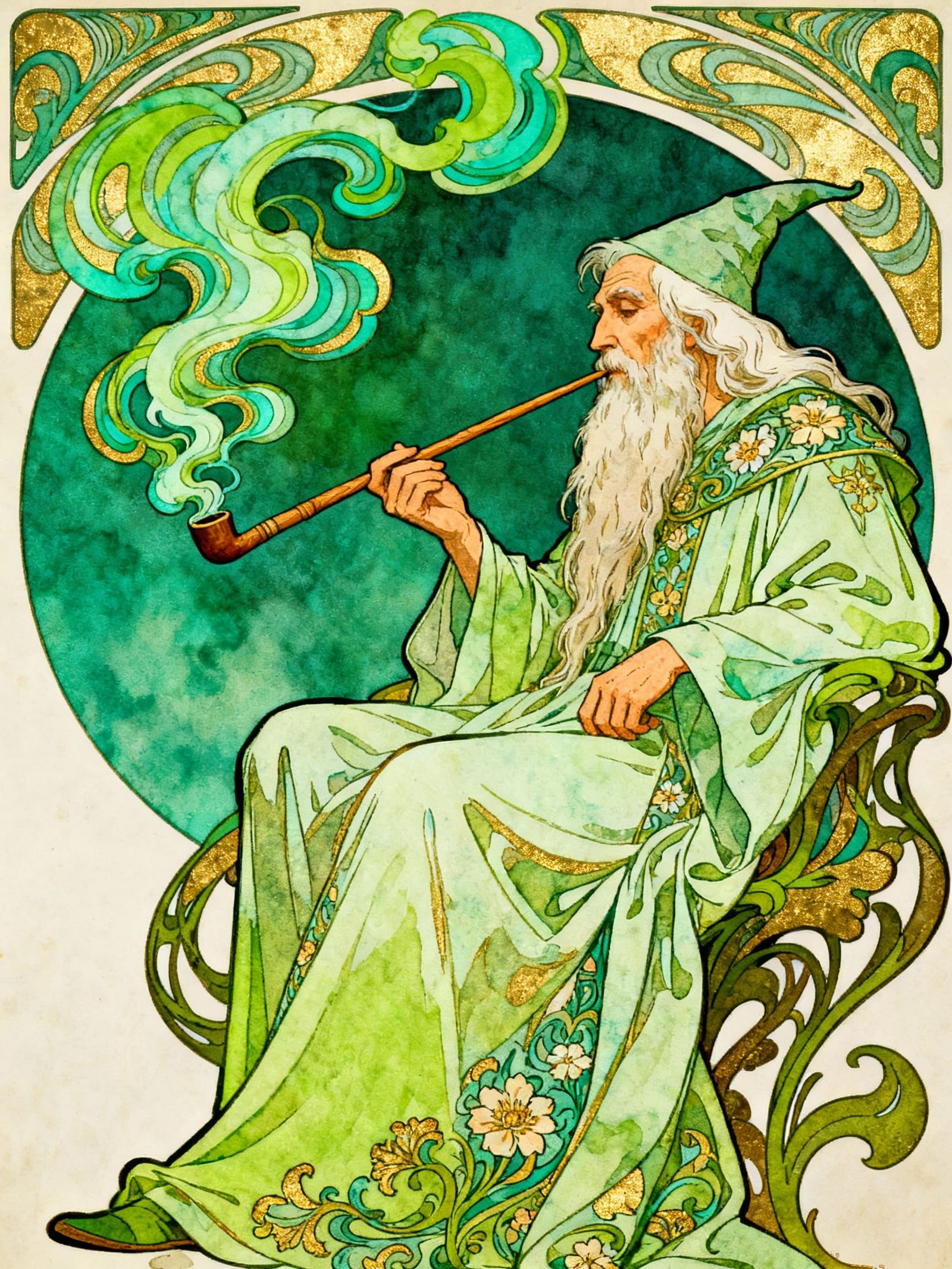 Gandalf the Green (Quest "Verdant Curves" 1)