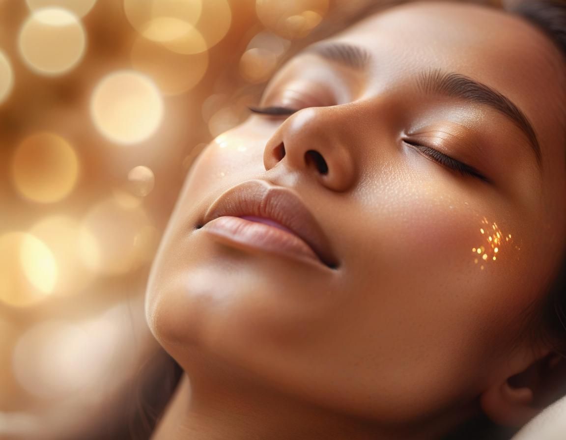 Serene Portrait in Soft, Glowing Light