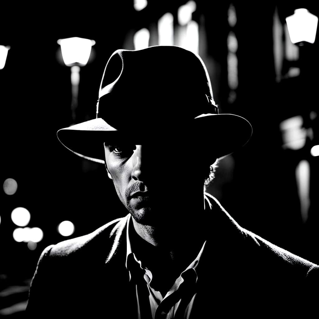 Suspicious Character in Shadowy Alley