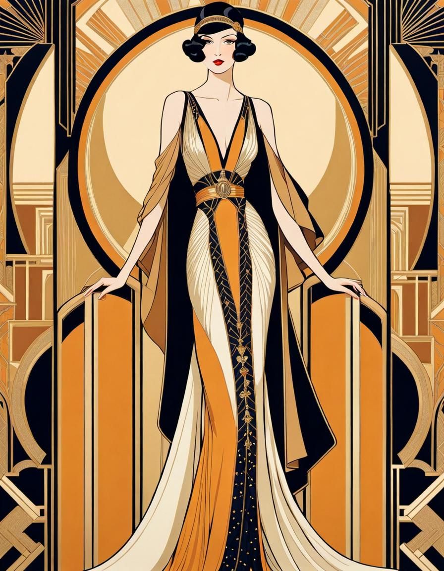 Art Deco Lady