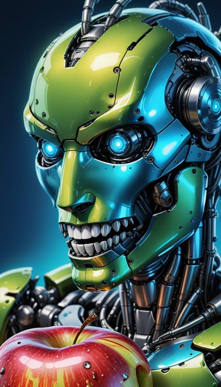 the android robot vs the IOS apple....