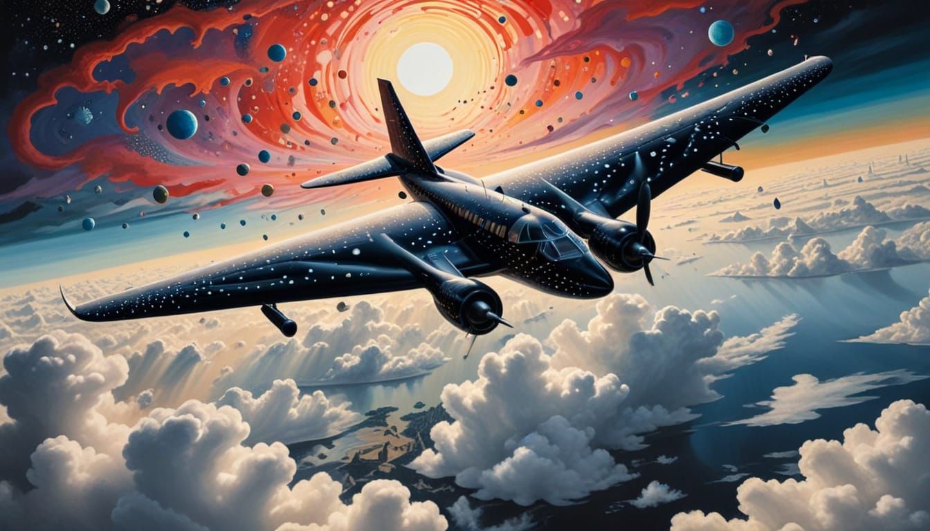 Surreal Flight into Geometric Chaos