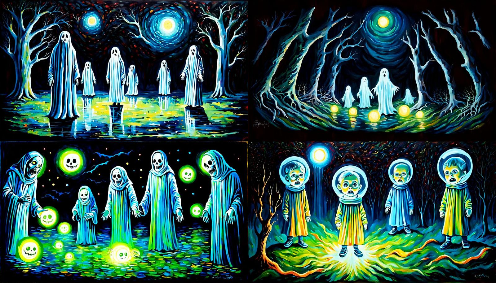 Ethereal Orbs of Light: Souls in the Spirit Realm