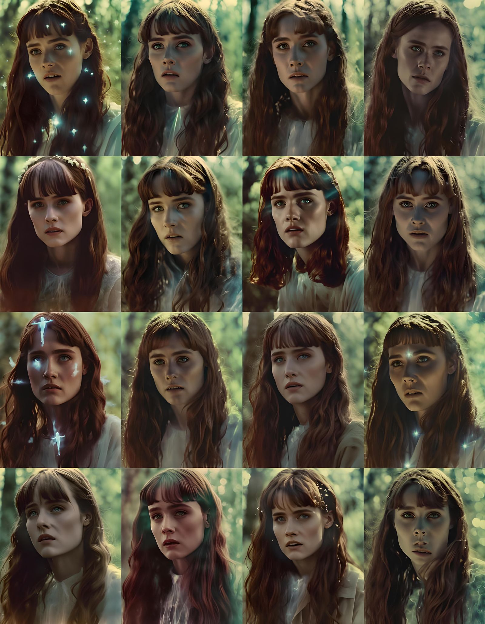 Eerily Glowing Spirit in a Dramatic Film Still