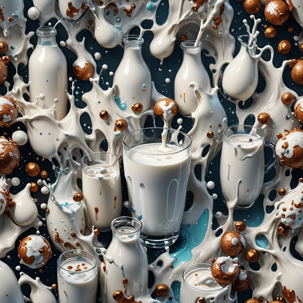 Fantastical Milk Concept Art in Deep Color