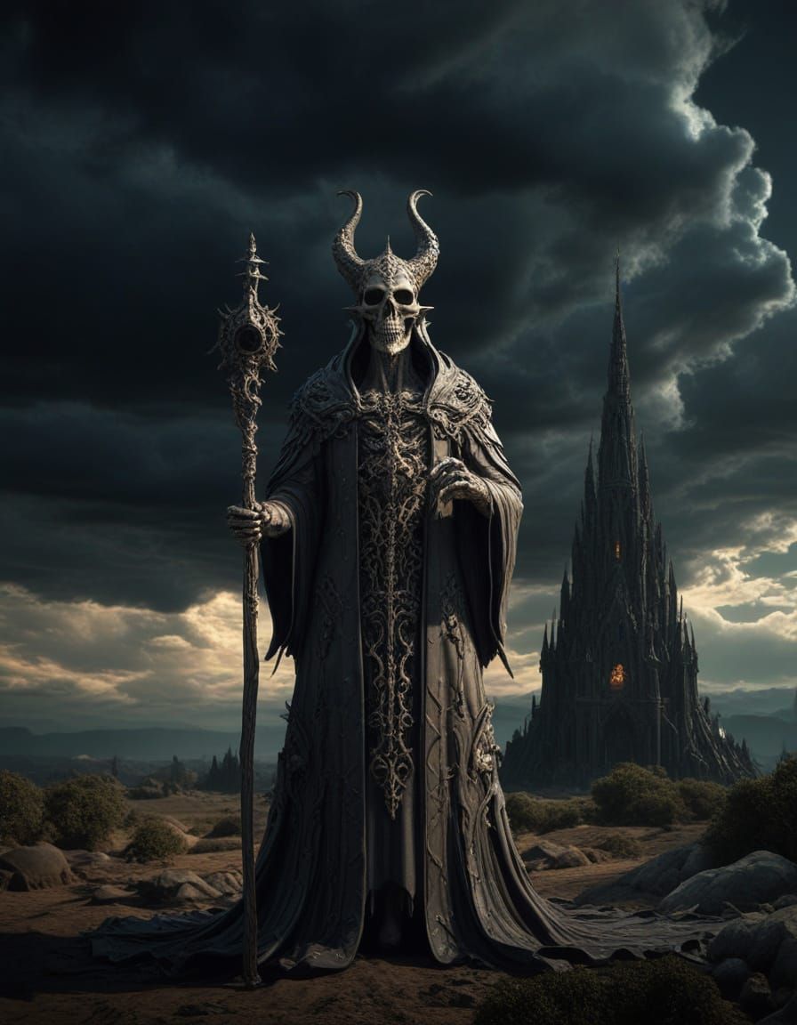 Elfin Grim Reaper in Mandelbulb Style