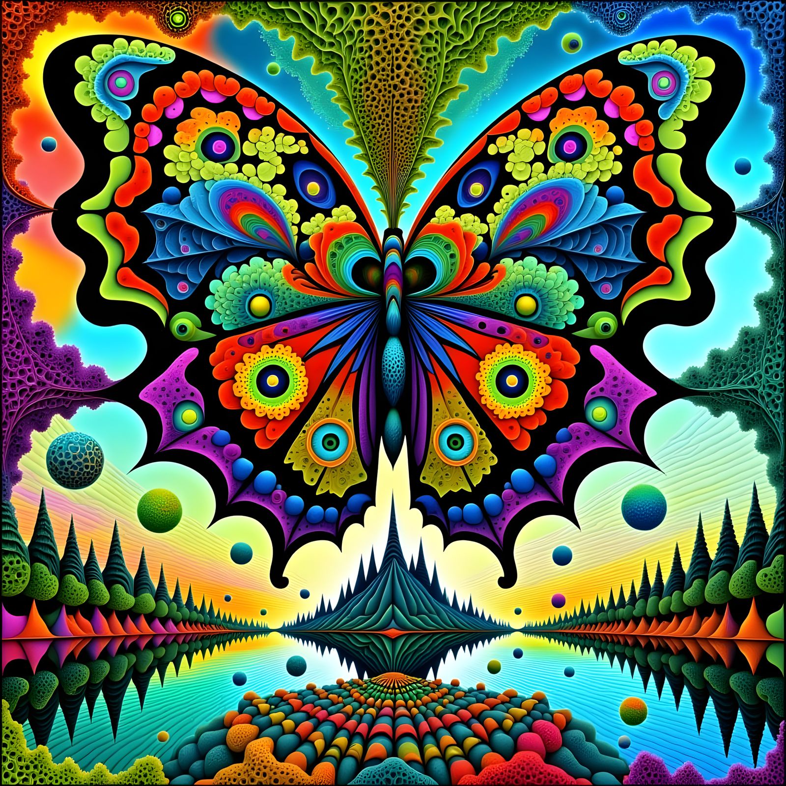 <lora:Mustra:1.0> A butterfly