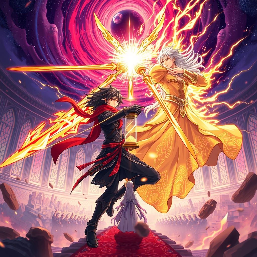 Eclipsed Hearts: Epic Duel of Fated Rivals in Cosmic Throne ...