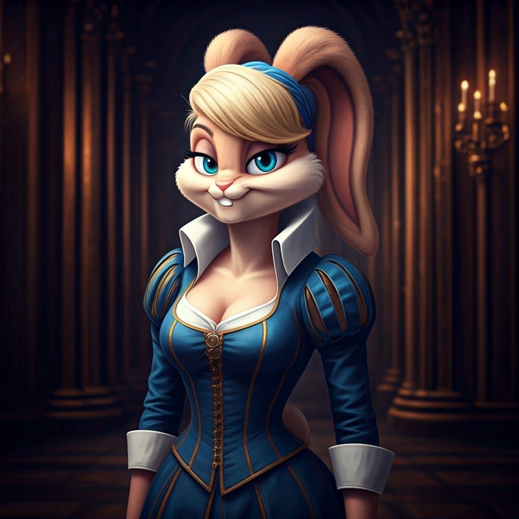 Lola Bunny as Constance in Moody, Cinematic Style