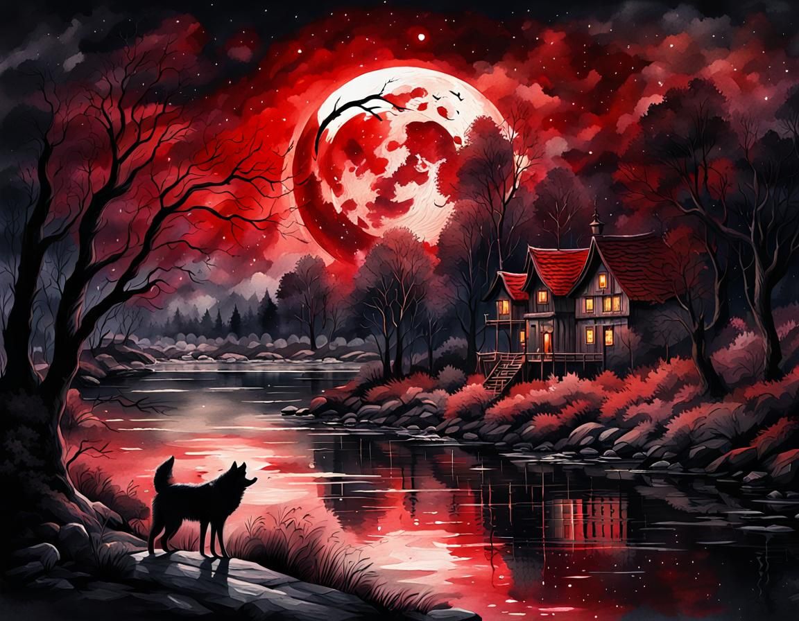 Dark & moody
Watercolor Art