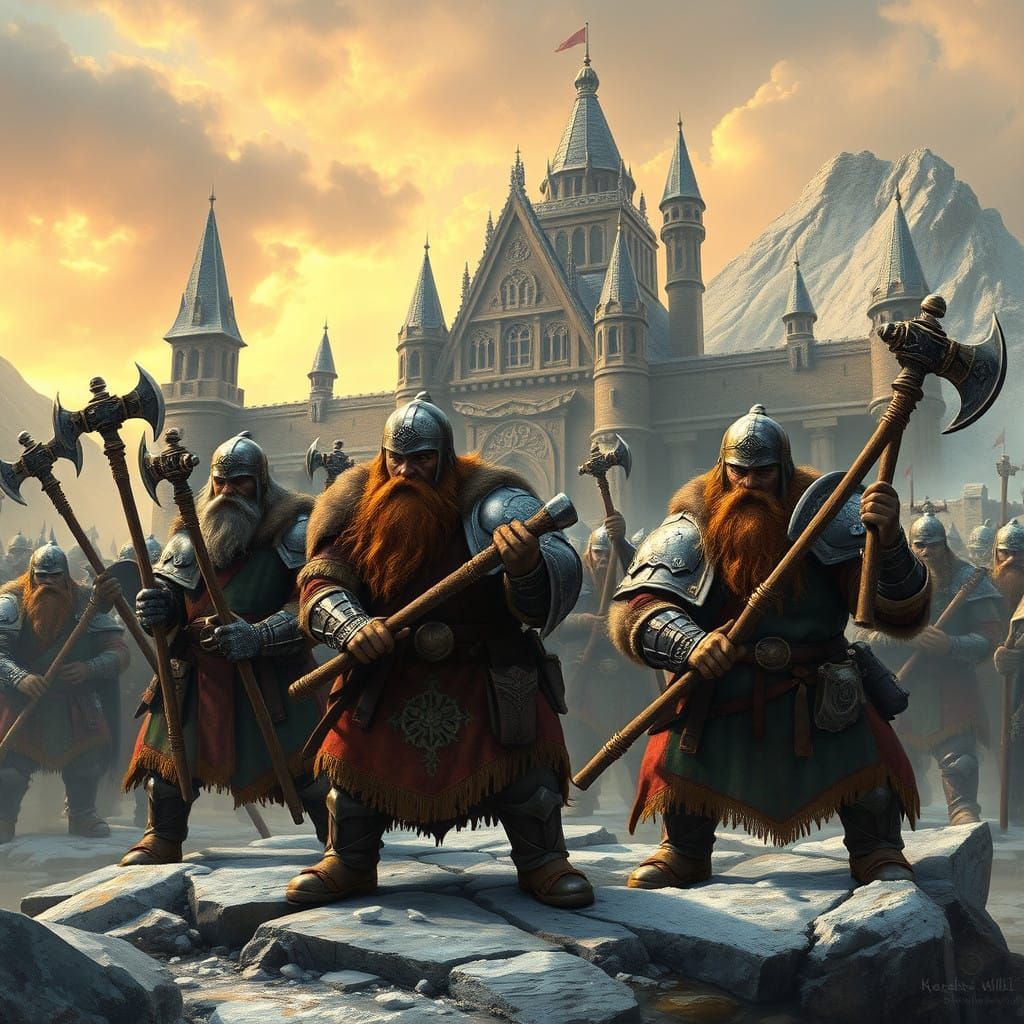 Dwarves in Erebor, Stronghold of Thrór, King Under the Mount...