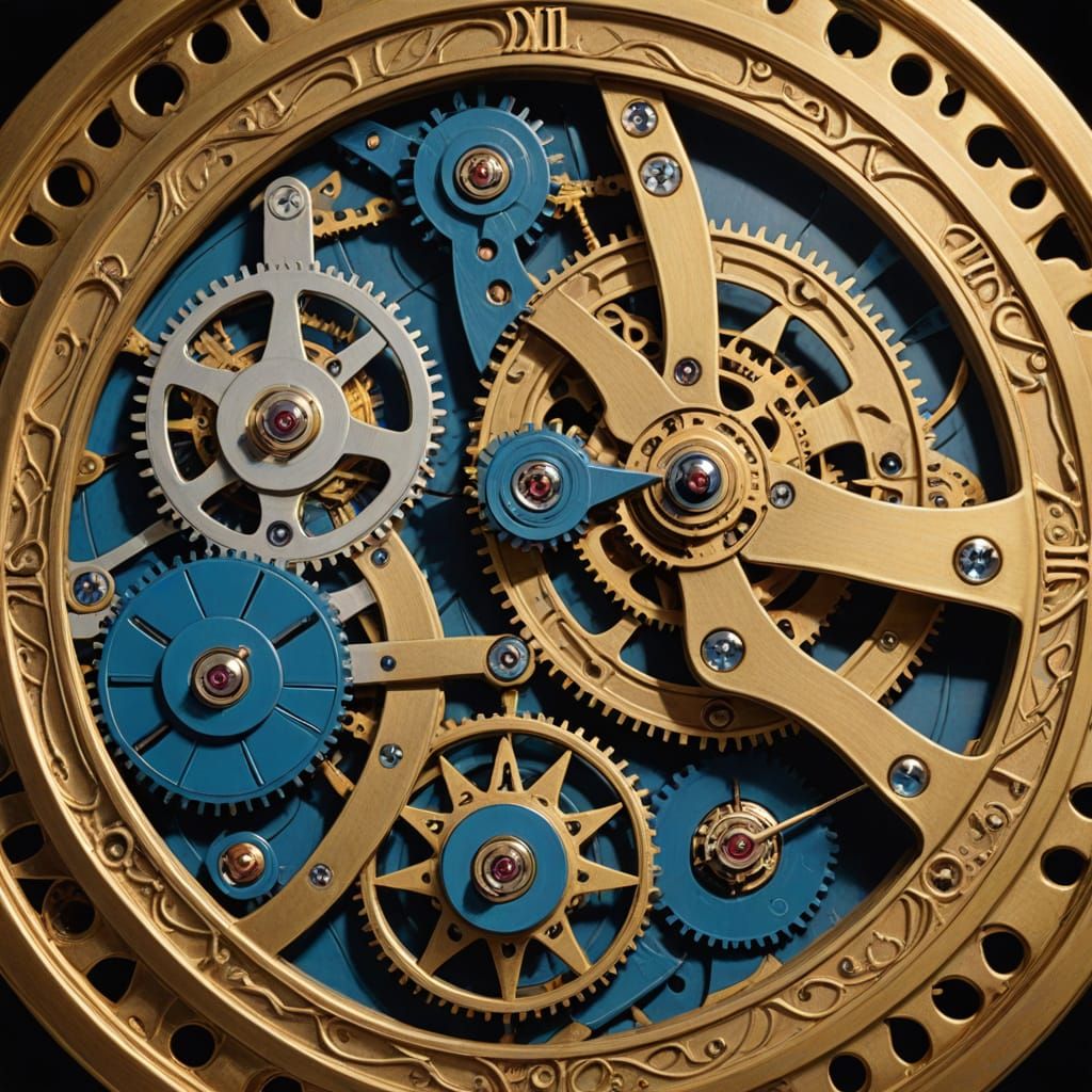Surreal Clockwork Masterpiece