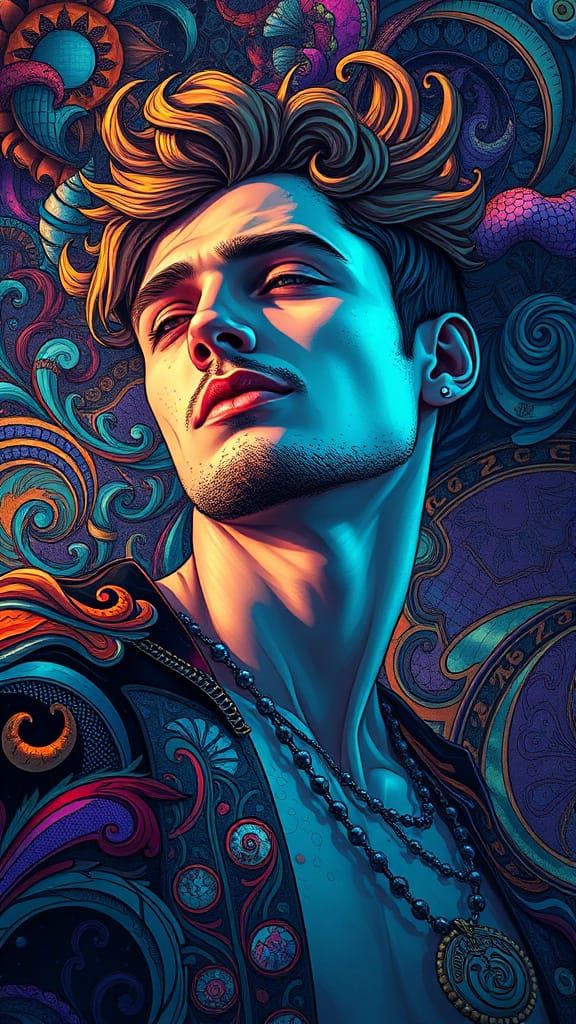 Serendipity of the Depressed Mind contrasting colors deep co...