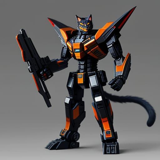 Cat Transformer Robot