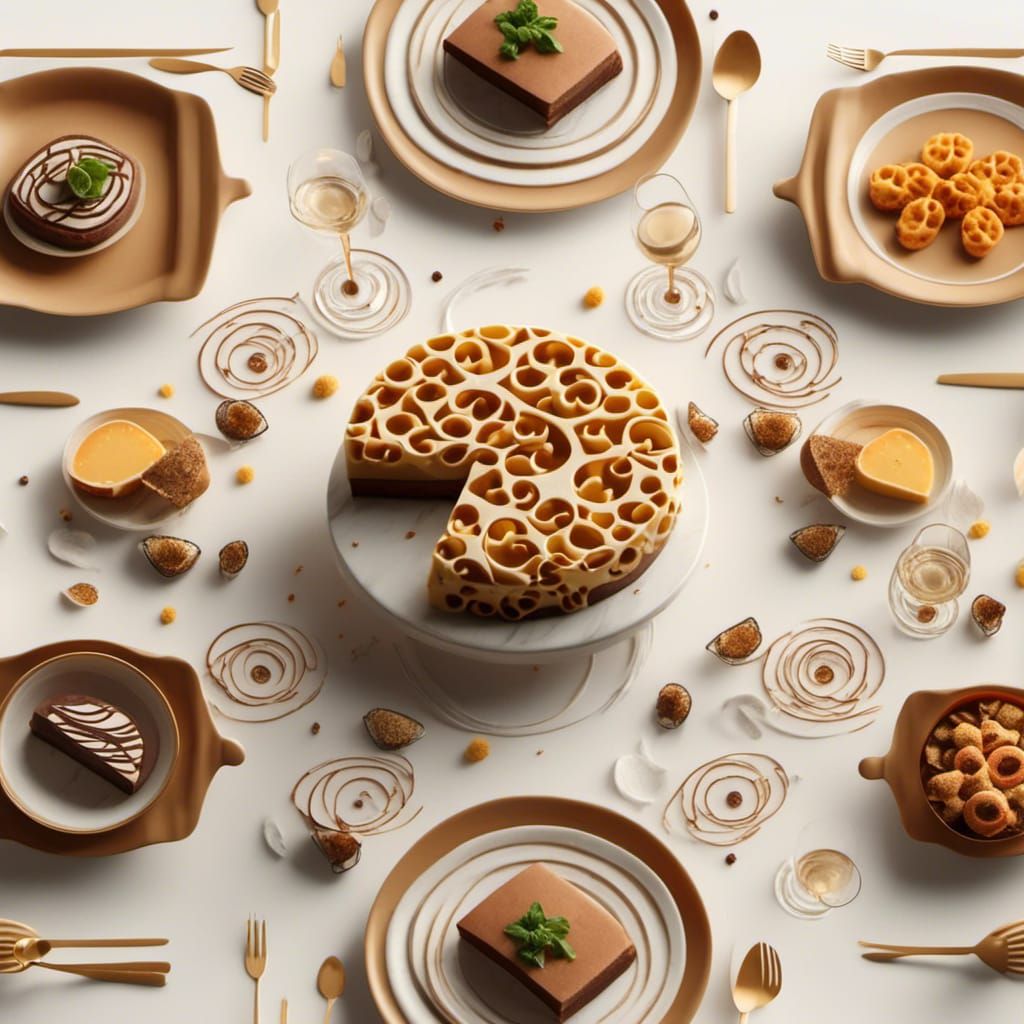 Moroccan Restaurant Logo Concept with Melting Cheese