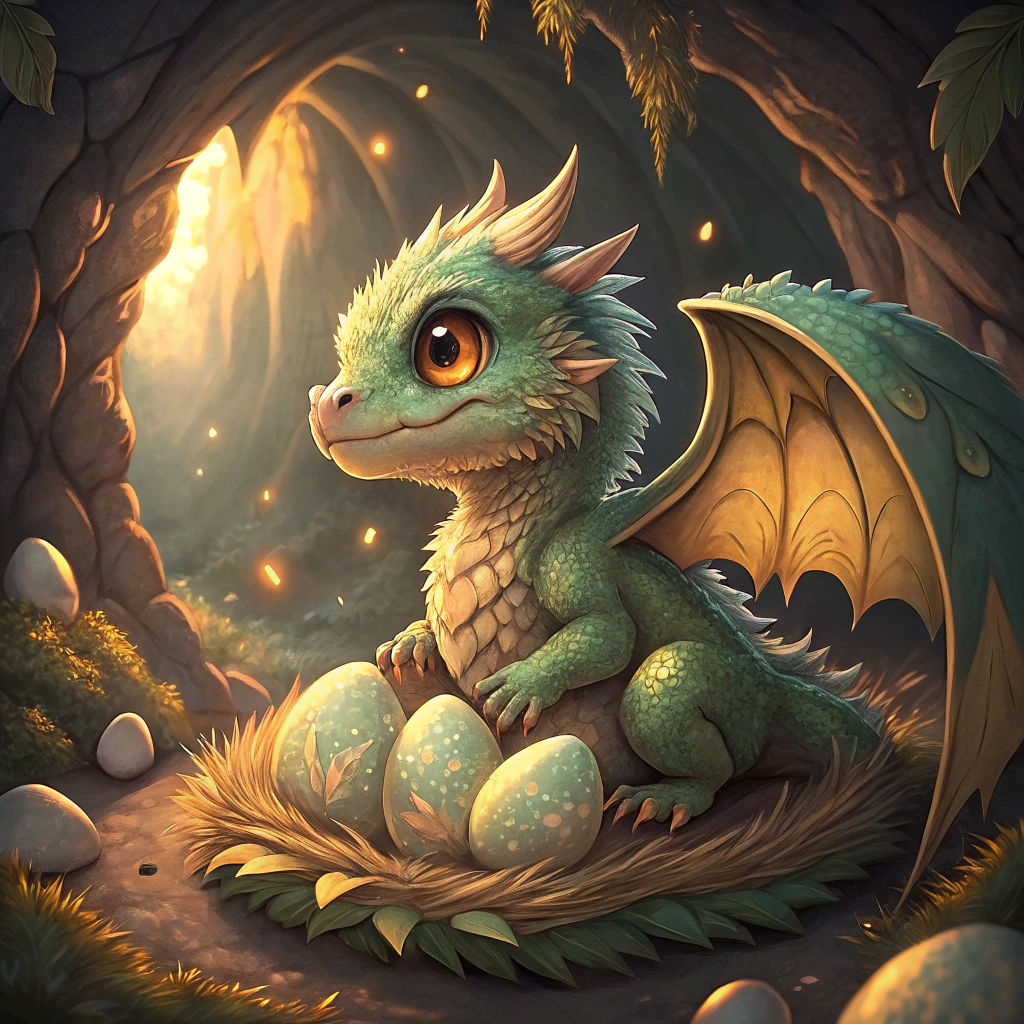 Cute Dragon Hatchling
