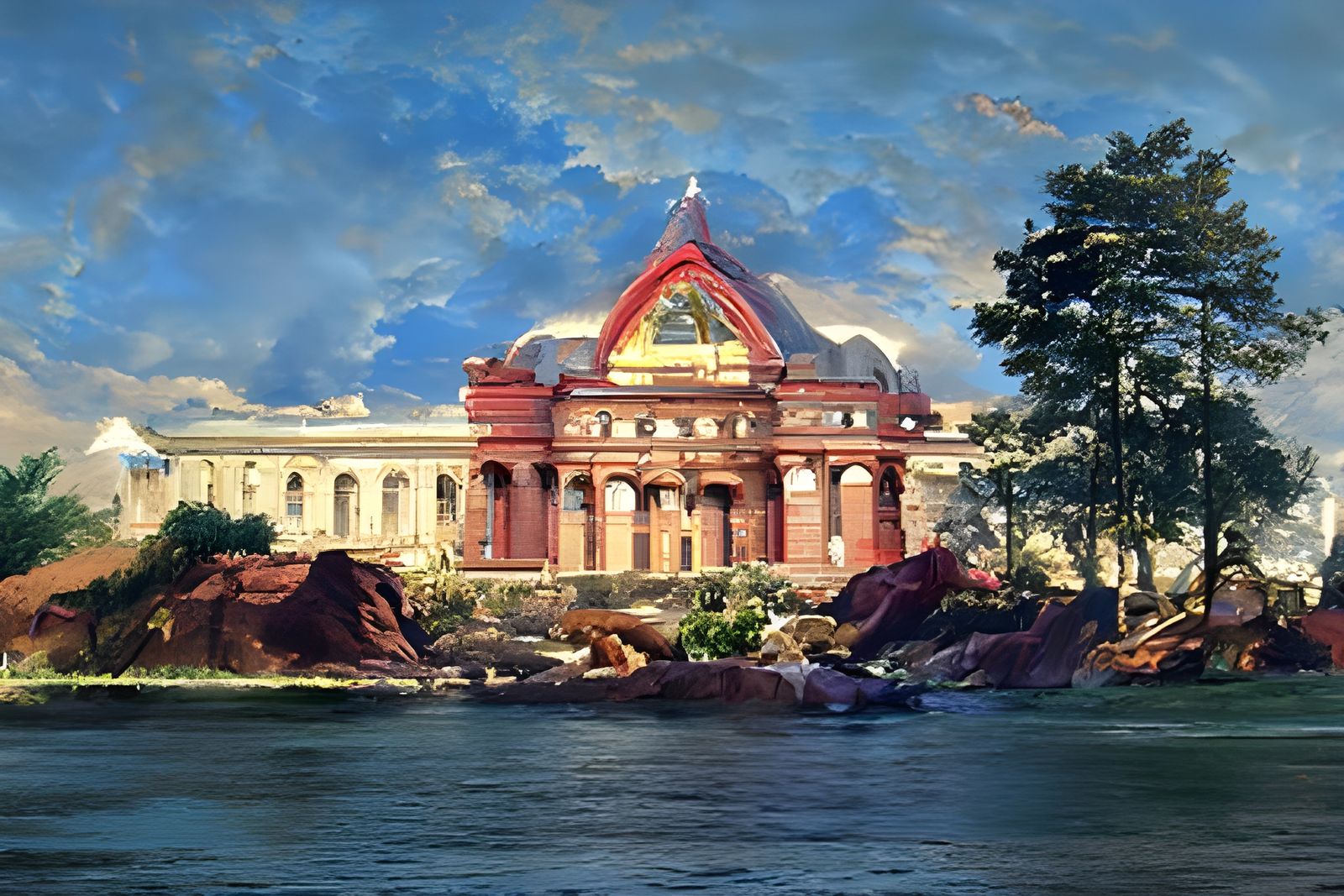 Historical Art Museum in Luminism Style