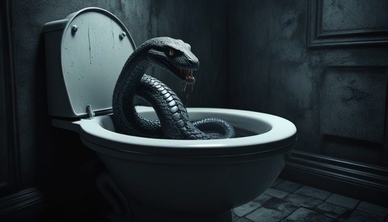 Surrealistic Dark Fantasy Scene in Giger's Style