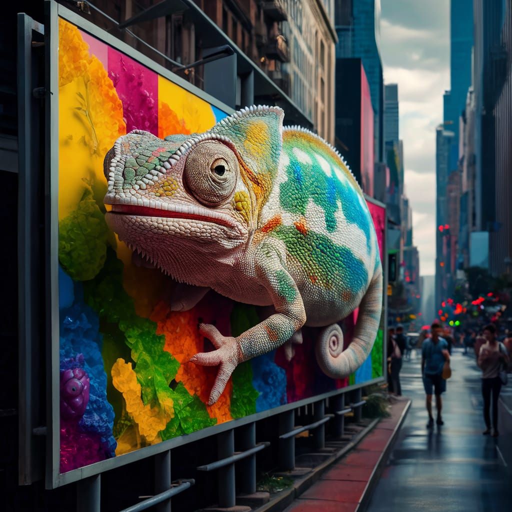 CHAMELEONS ADVERTISING - FROM INVISIBLE TO UNMISSABLE