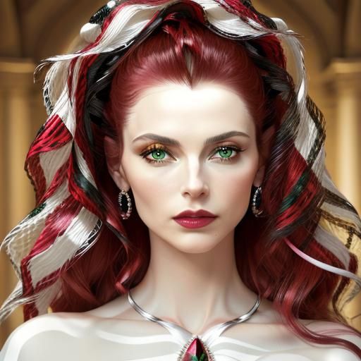 Magnificent Detailed Portrait with Dynamic Lighting