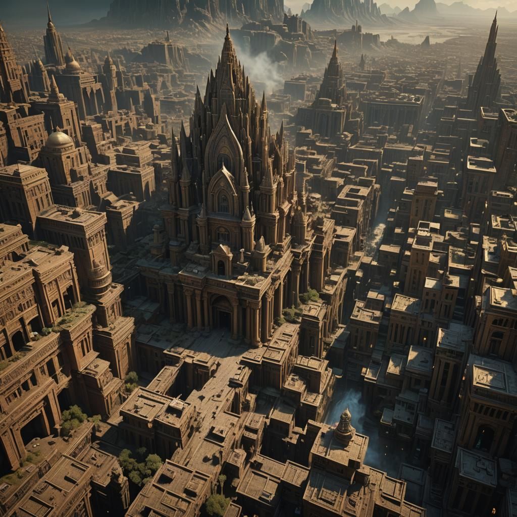 Epic Babylon: Cinematic Digital Matte Painting