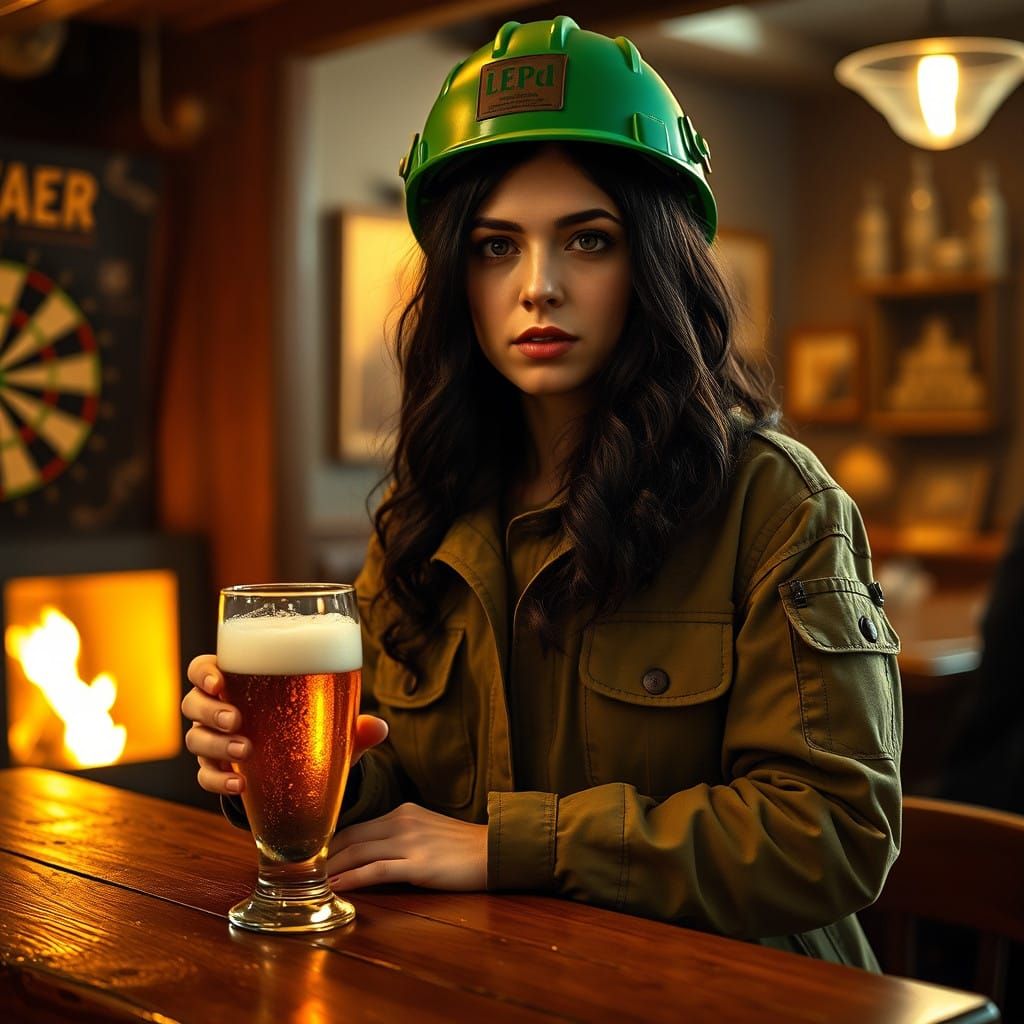 Italian Geologist Takes a Break in Cozy Pub