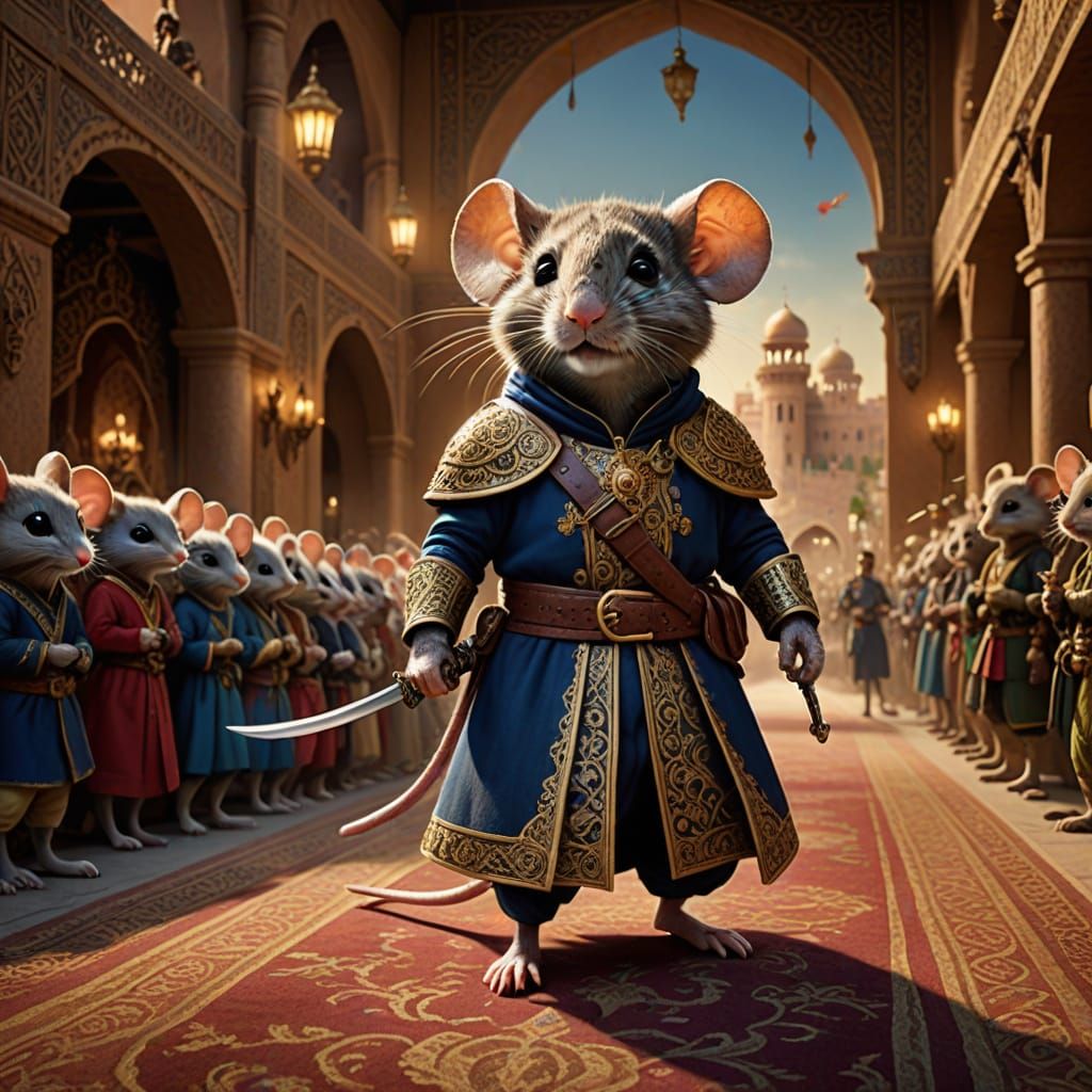 Epic Mouse Struts His Stuff on the Catwalk