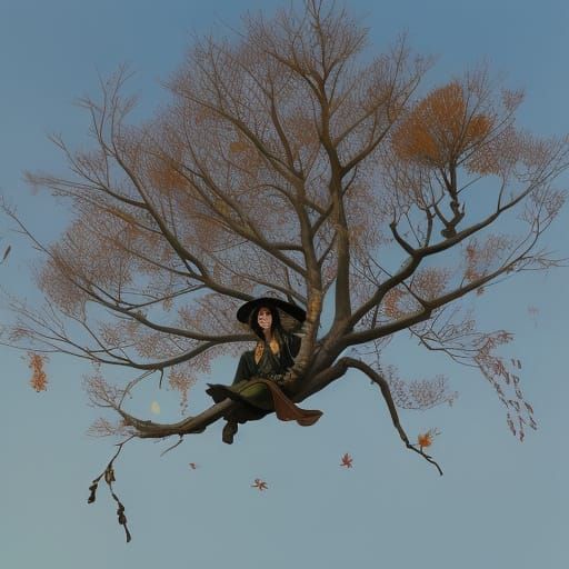 Ethereal Leaves: An Abstract Impression