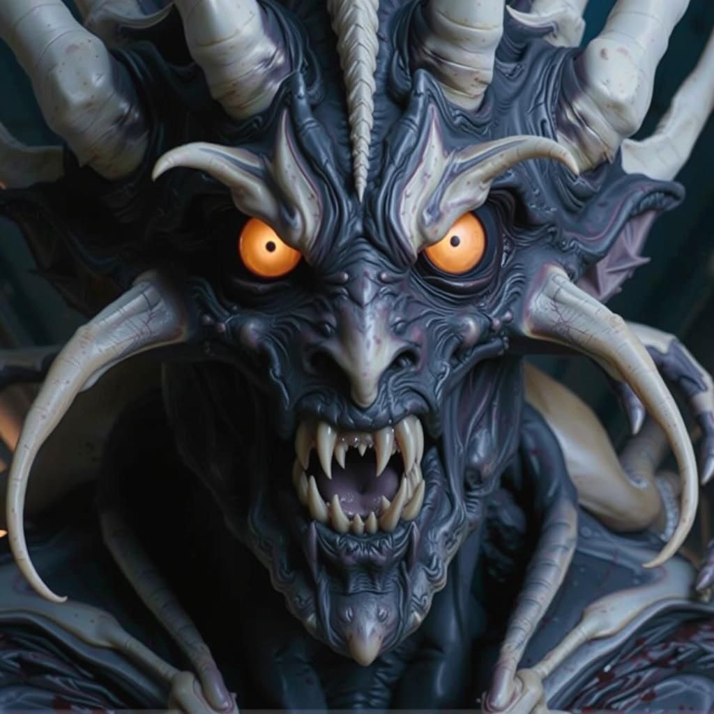 Terrifying Ghostly Elf Silhouette in Hyper-Realistic Detail